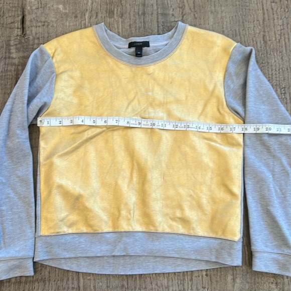 JCrew Sweatshirt with gold accent on front (Size XS) - Picture 5 of 9